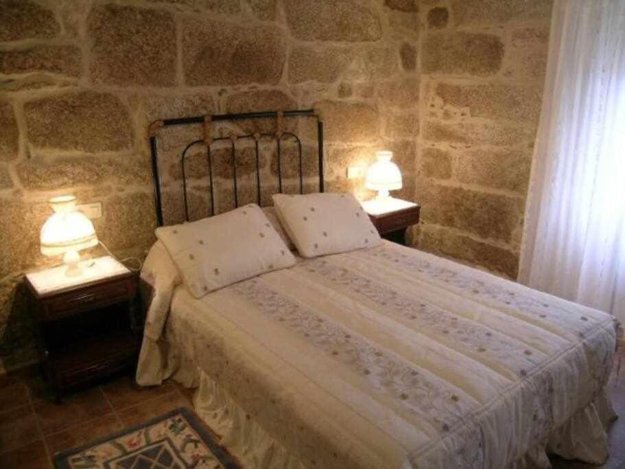 Casa Cuadrantecasa De Piedra En Playa De Carnota Villa Pedrafigueira Luaran gambar