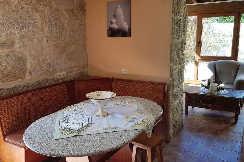 Casa Cuadrantecasa De Piedra En Playa De Carnota Villa Pedrafigueira Luaran gambar
